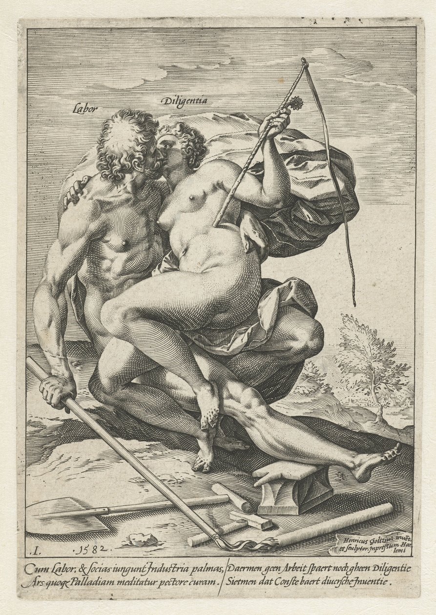 Arbeid en Vlijt door Hendrick Goltzius