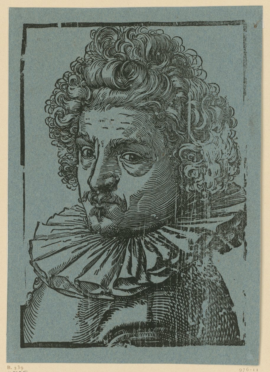 Portret van Gillis van Breen door Hendrick Goltzius