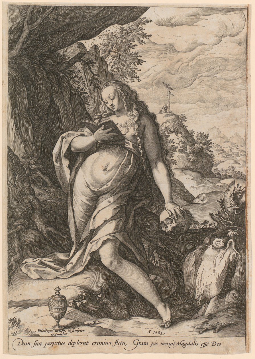 De boetvaardige Magdalena door Hendrick Goltzius