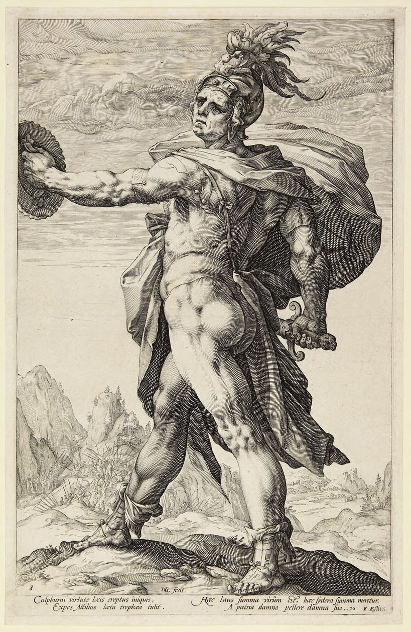 Calphurnius door Hendrick Goltzius