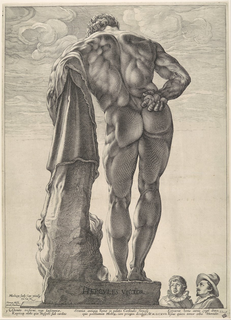 Farnese Hercules door Hendrick Goltzius