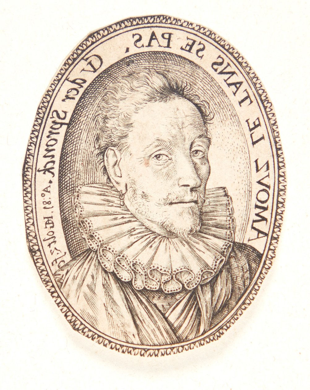 Gheraert van der Spronck door Hendrick Goltzius