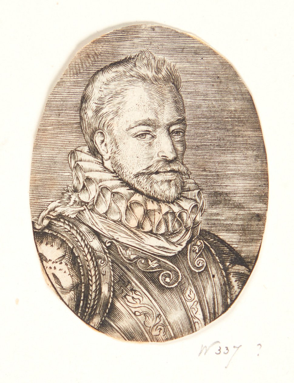 Jacques de la Faille door Hendrick Goltzius
