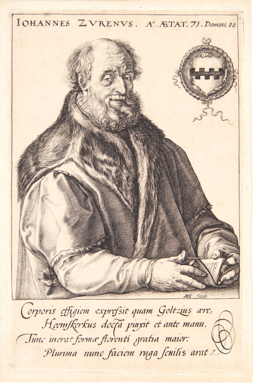 Jan van Zuren door Hendrick Goltzius