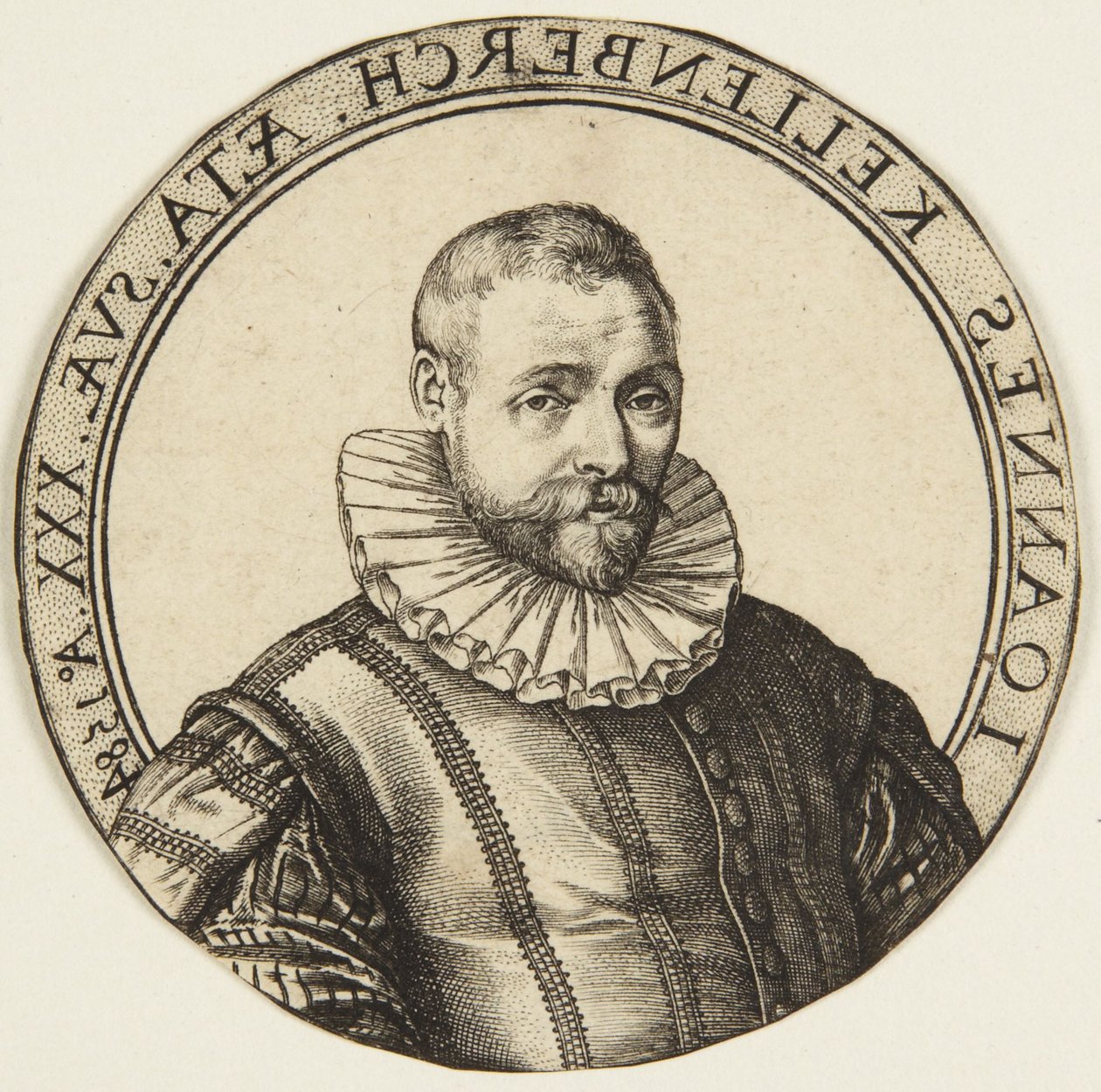 Joannes Kellenberch door Hendrick Goltzius