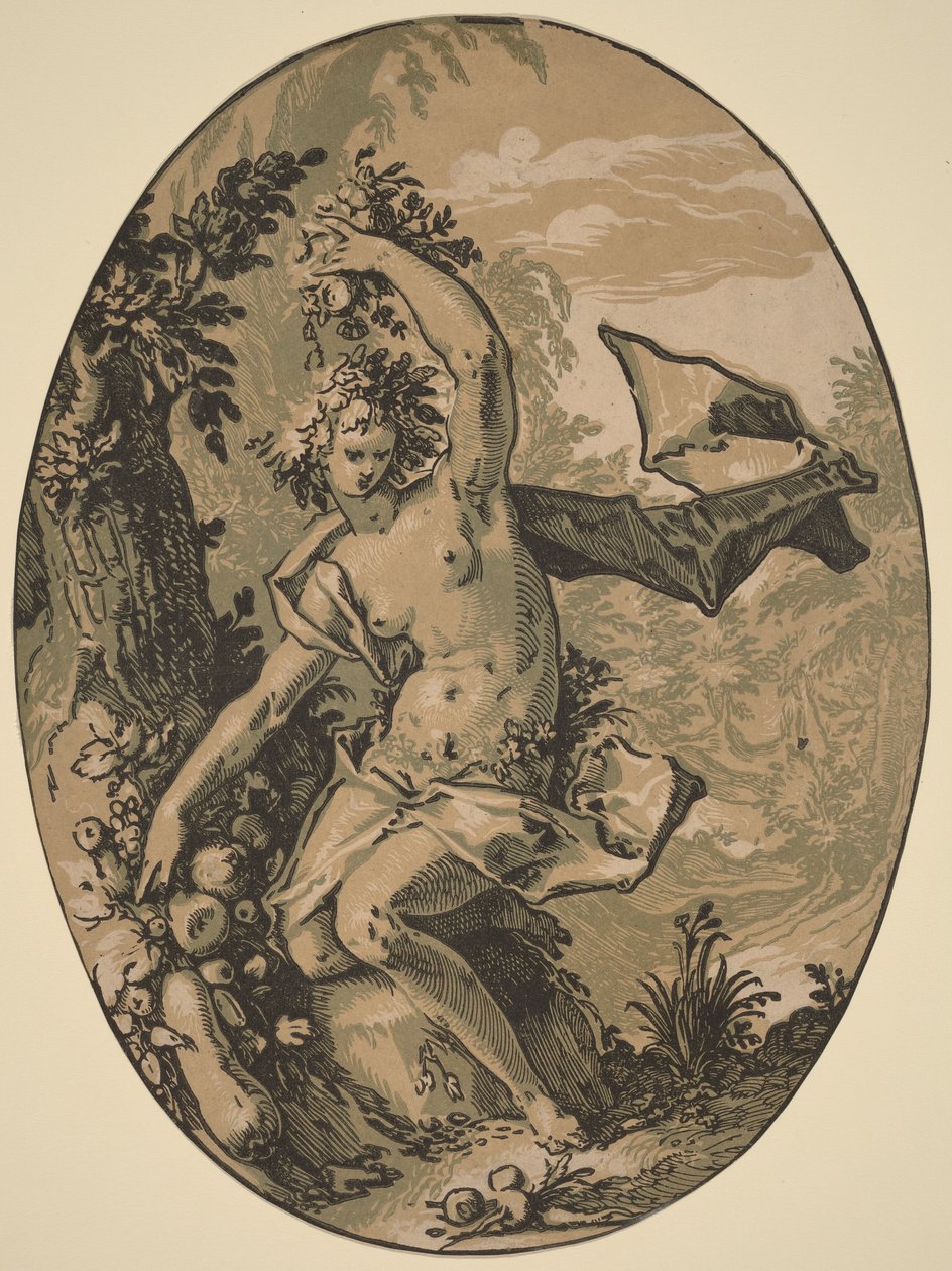 Proserpine door Hendrick Goltzius