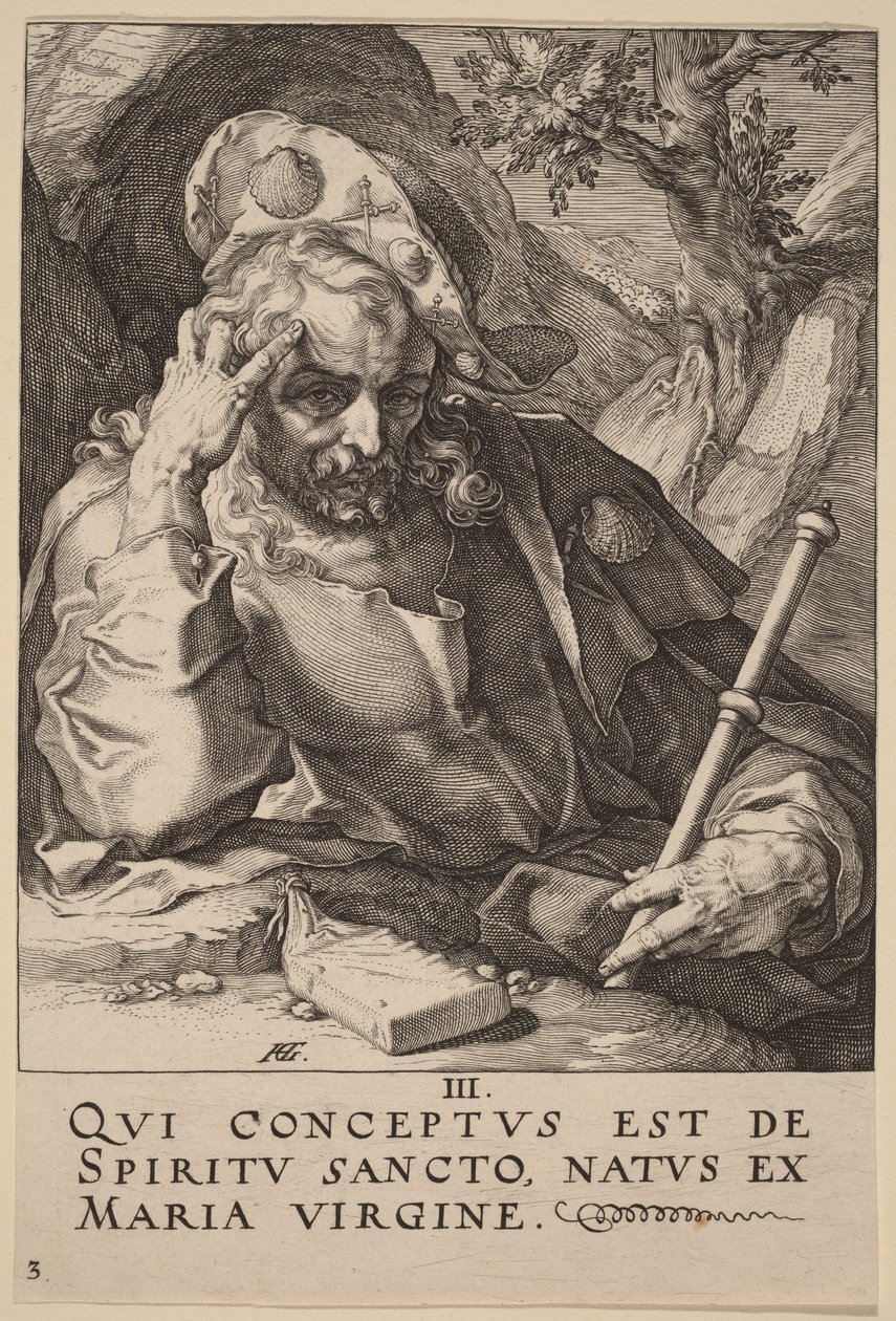 Saint James Major door Hendrick Goltzius