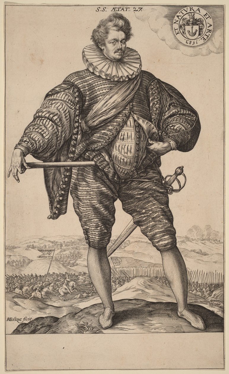 Stanislaw Sobocki () door Hendrick Goltzius