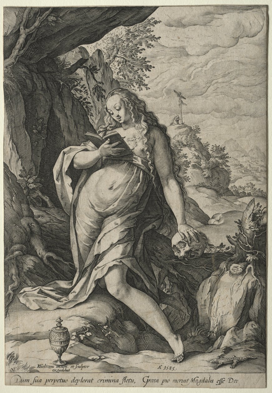 De boetvaardige Magdalena door Hendrick Goltzius