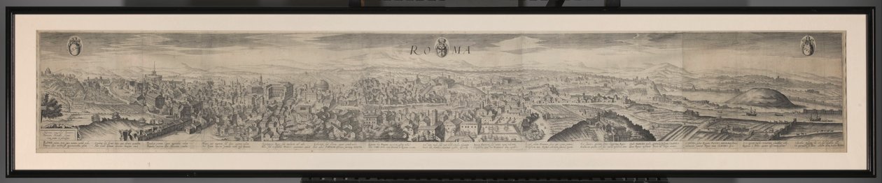 Panorama van Rome door Hendrick Hondius (I)