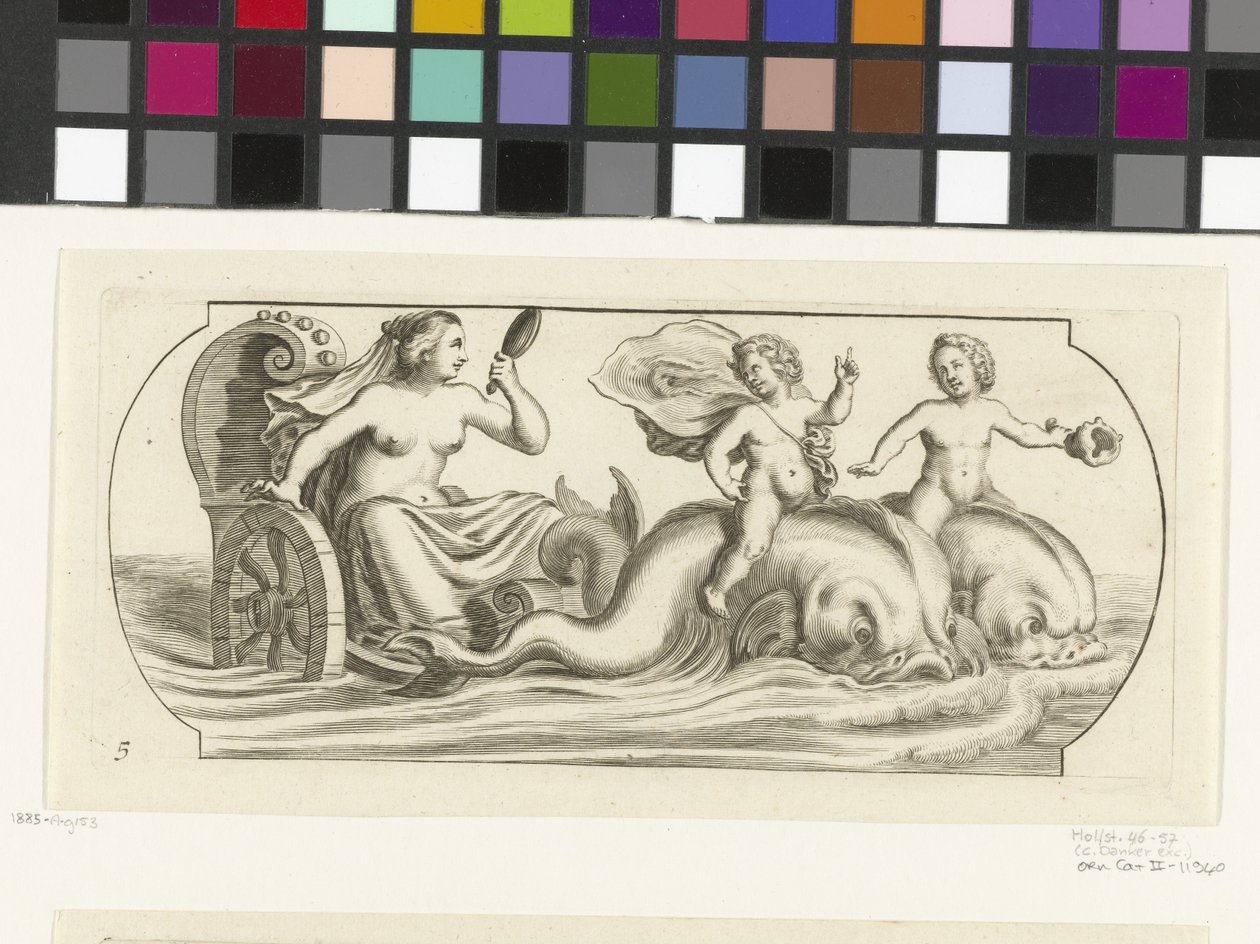 Amphitrite op een strijdwagen door Hendrick de Keyser (I)