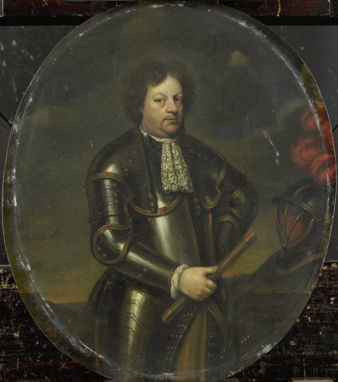 Portret van generaal-majoor Hans Willem door Hendrick de Valk