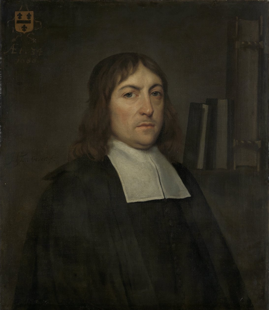Portret van Barend Hakvoort (1652-1735) door Hendrick ten Oever