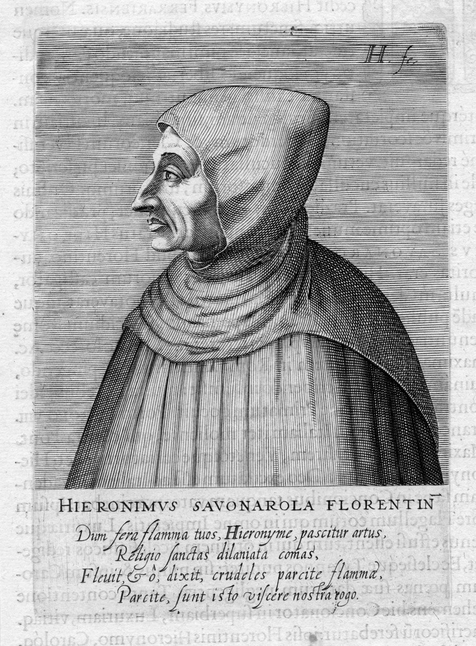Gegraveerd portret door Hendrik I Hondius