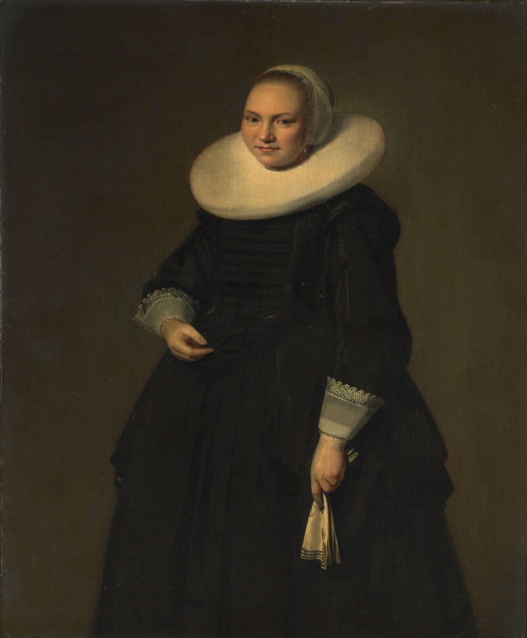 Portret van een vrouw door Hendrik Gerritsz Pot (attributed to)