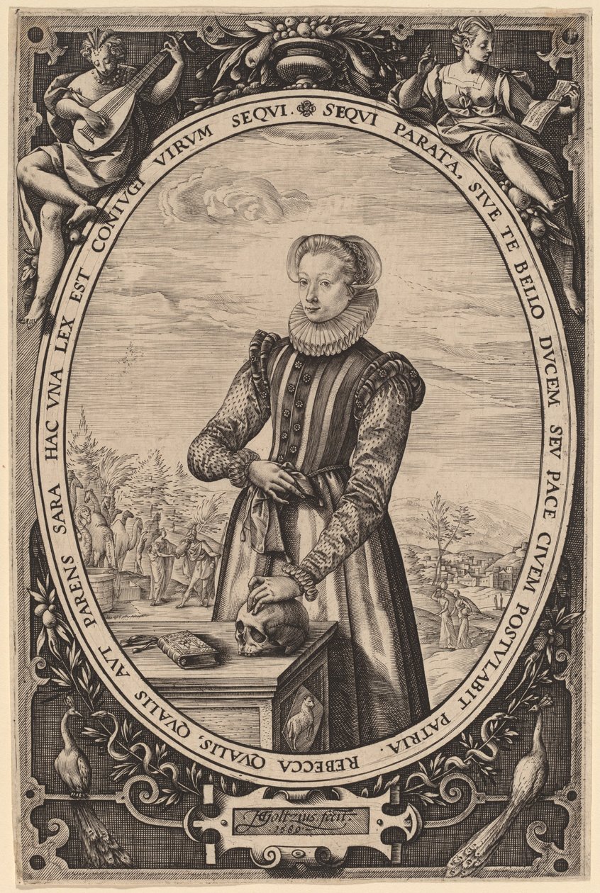 Josina Hamels door Hendrik Goltzius
