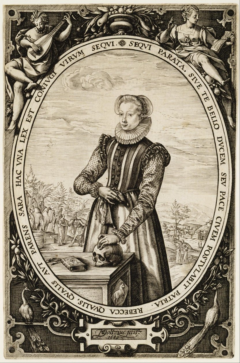 Josina Hamels door Hendrik Goltzius