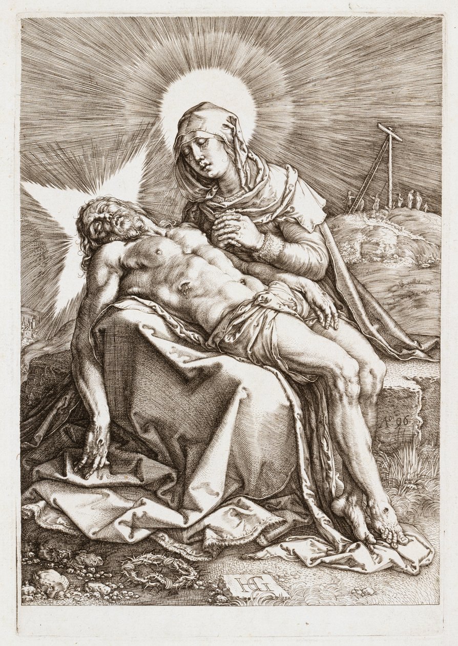 Pieta door Hendrik Goltzius