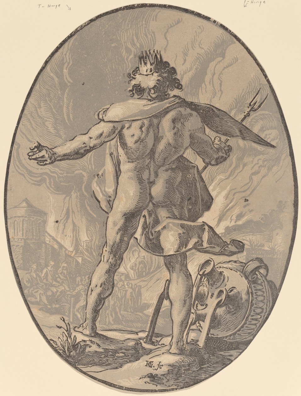 Pluto door Hendrik Goltzius