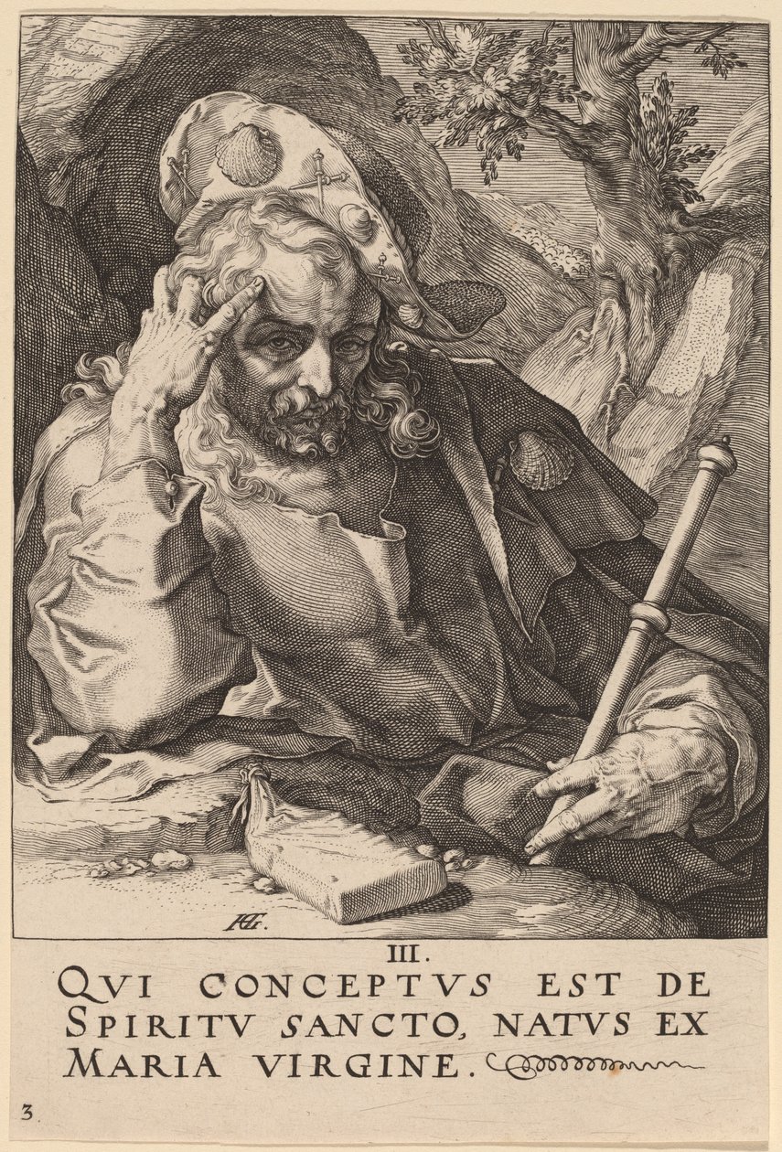 Sint Jacobus de Meerdere door Hendrik Goltzius
