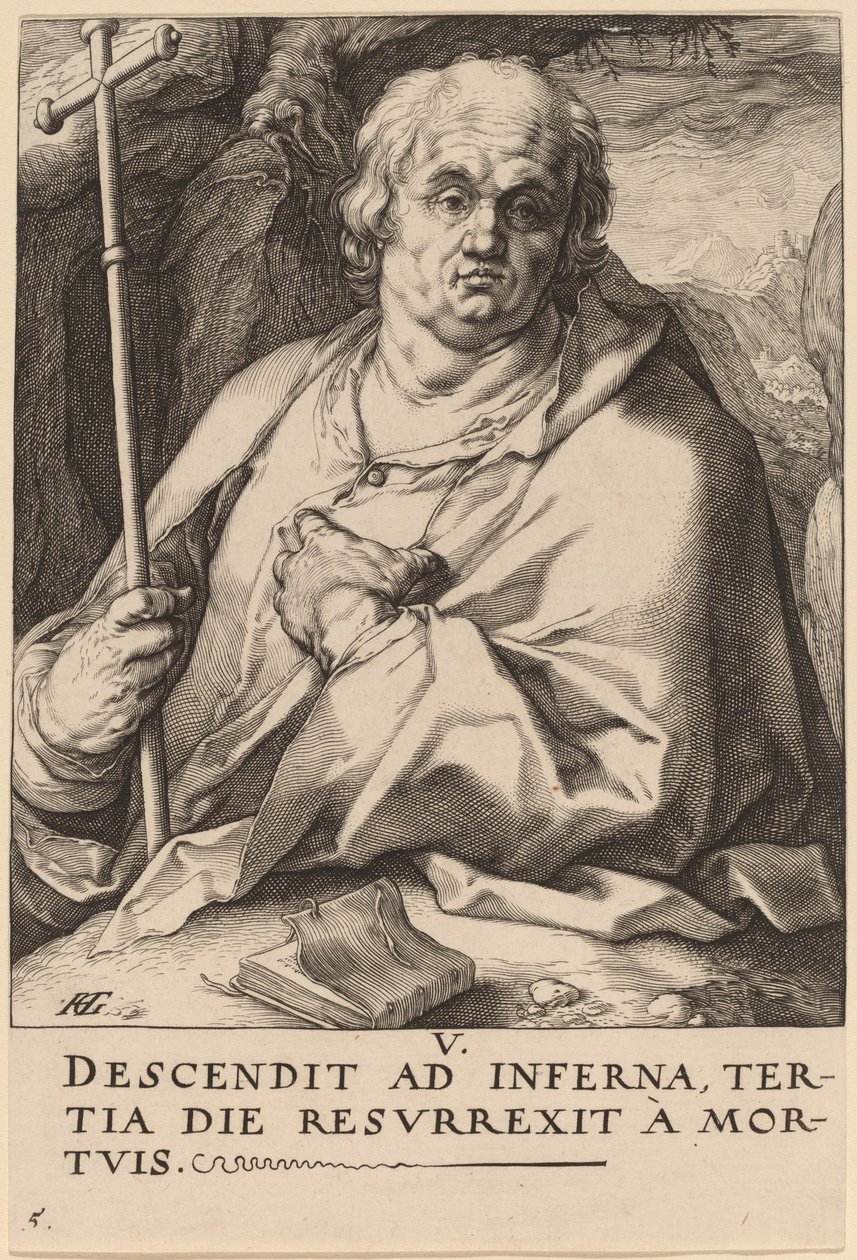 Sint Filippus door Hendrik Goltzius