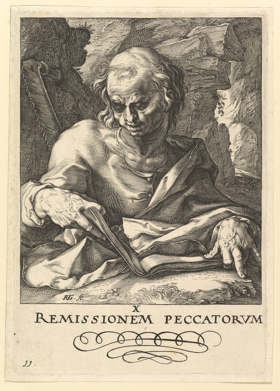 St. Simon door Hendrik Goltzius