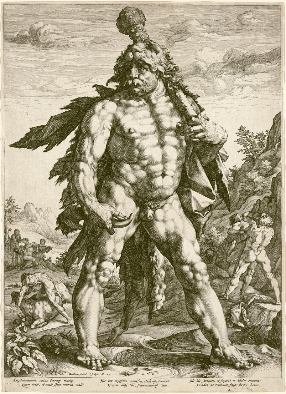 De Grote Hercules door Hendrik Goltzius