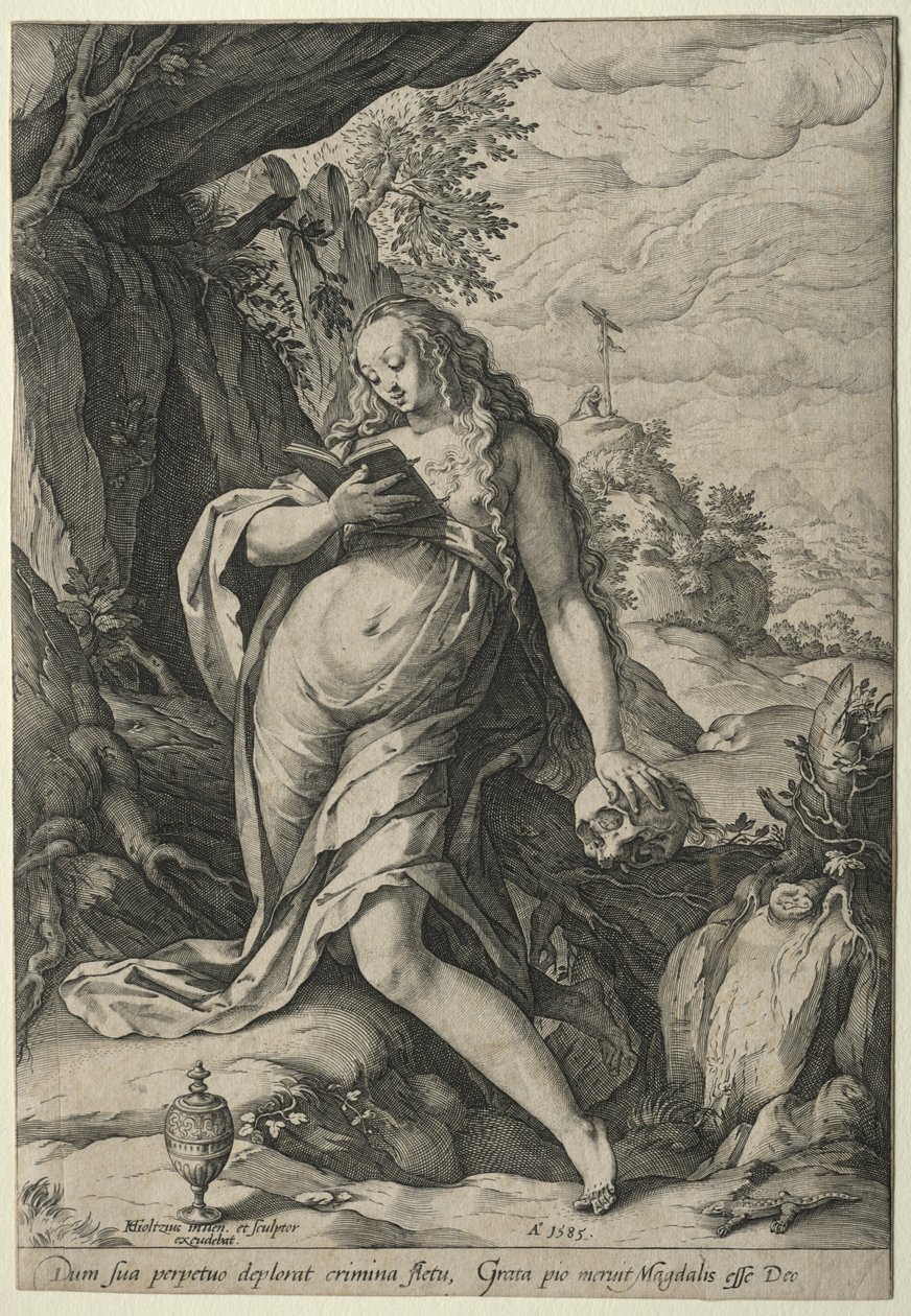 De boetvaardige Magdalena door Hendrik Goltzius