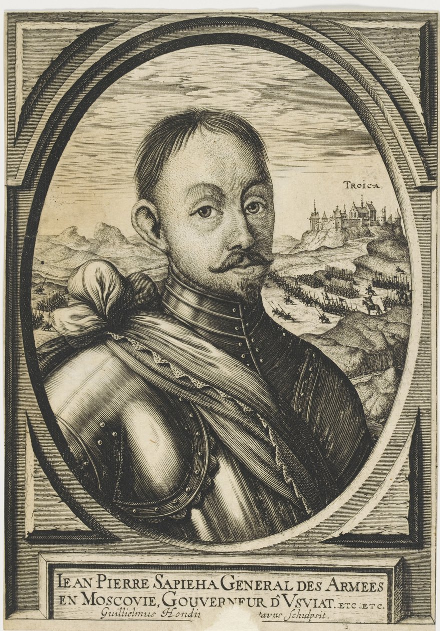 Jan Piotr Sapieha 1569-1611, ca. 1630 door Hendrik Hondius the Elder