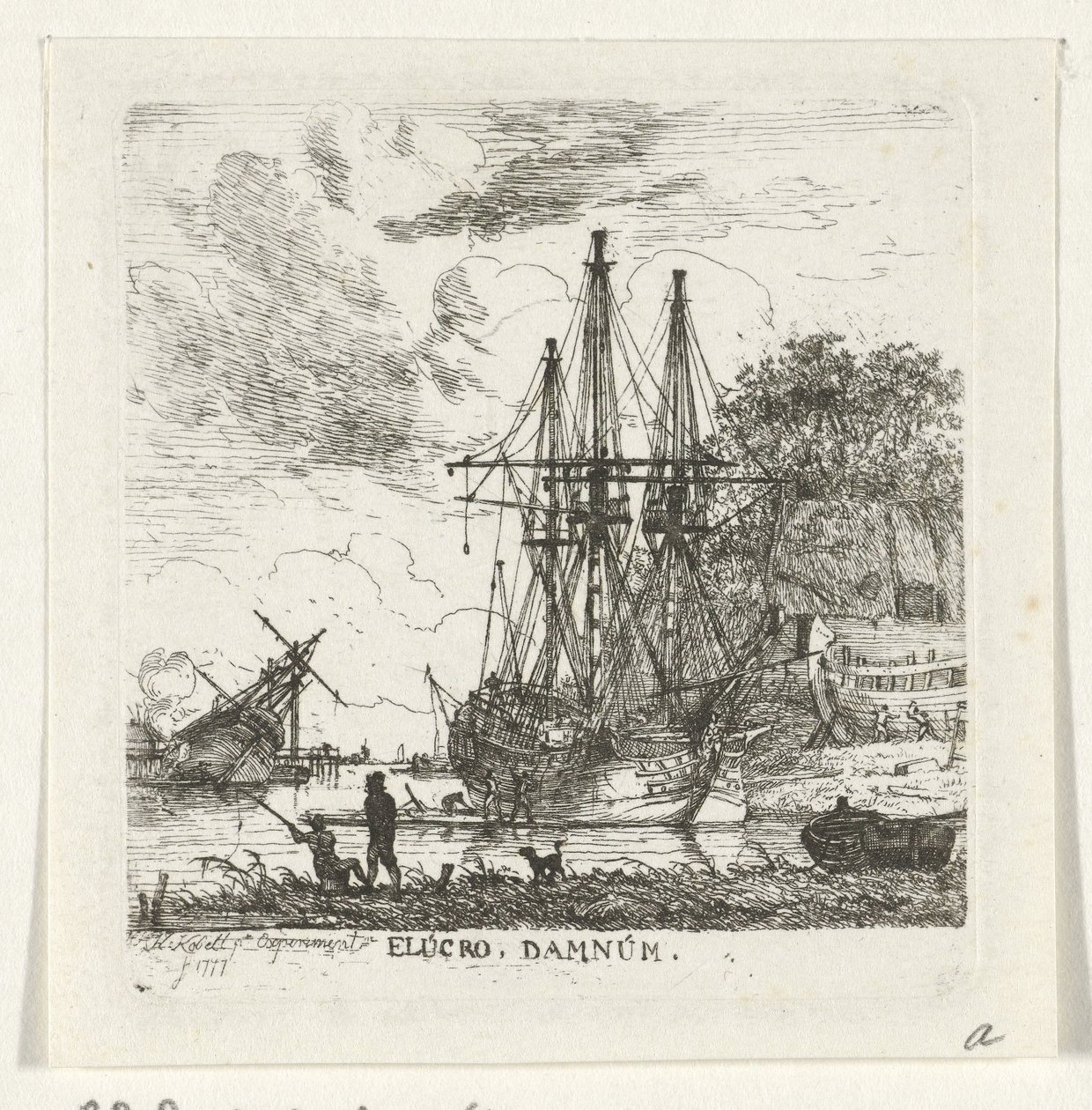 Scheepswerf door Hendrik Kobell