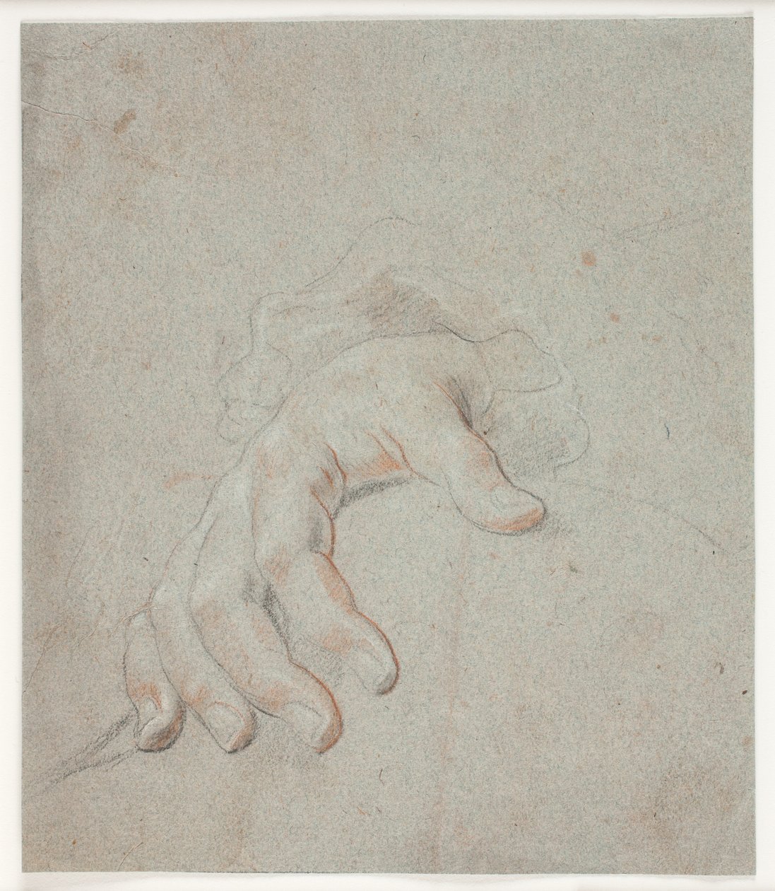 Studie van een hand door Hendrik Krock
