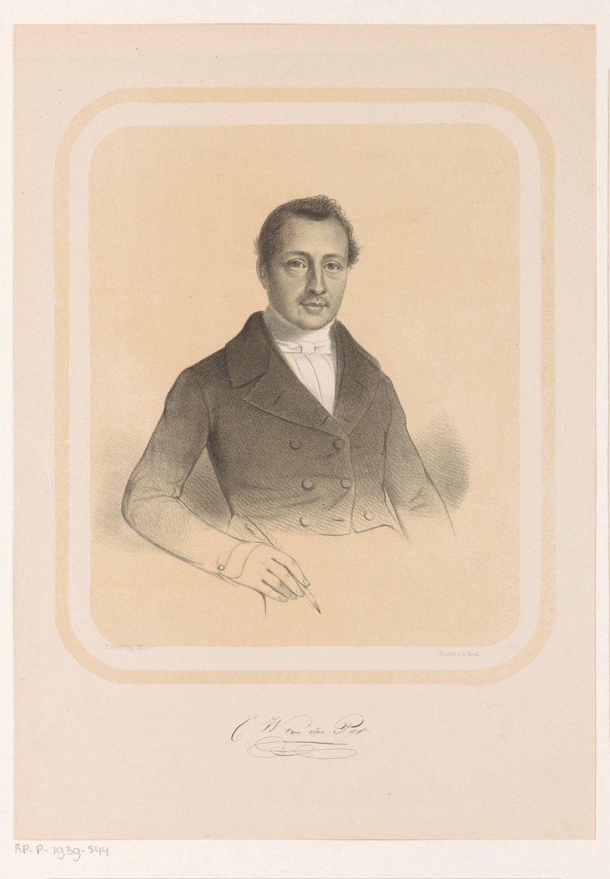 Portret van Combertus Willem van der Pot door Hendrik Ringeling