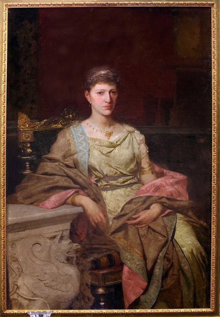 Portret van gravin Tyszkiewicz door Henryk Siemiradzki