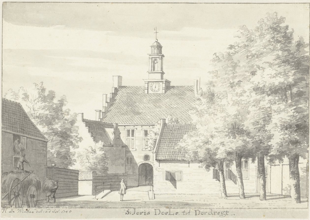 De St. Jorisdoelen te Dordrecht door Hendrik de Winter