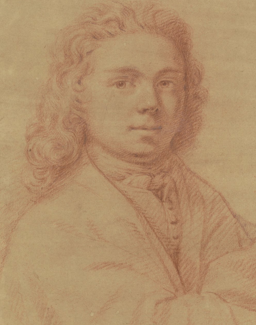 Zelfportret van de tekenaar Hendrik van der Vugt door Hendrik van der Vugt