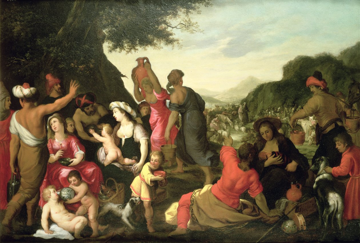 De Israëlieten in de Woestijn door Hendrik van the Elder Balen
