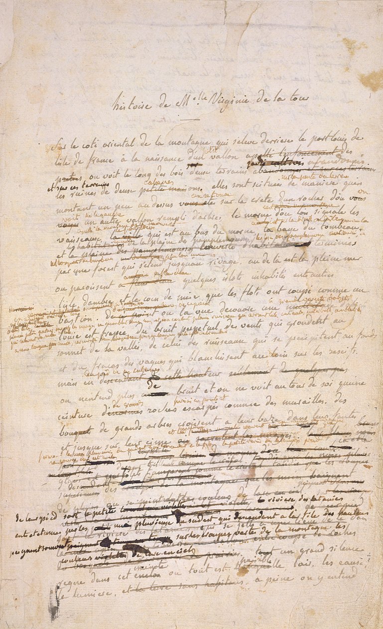 Openingspagina van Paul et Virginie, 1787 door Henri Bernardin de Saint Pierre