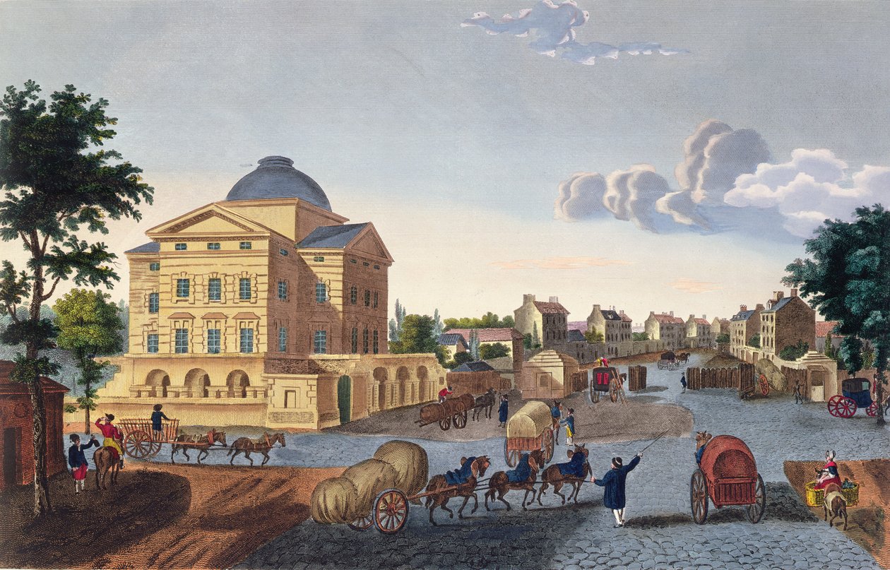 Barrière du Roule, c.1815-20 door Henri Courvoisier Voisin