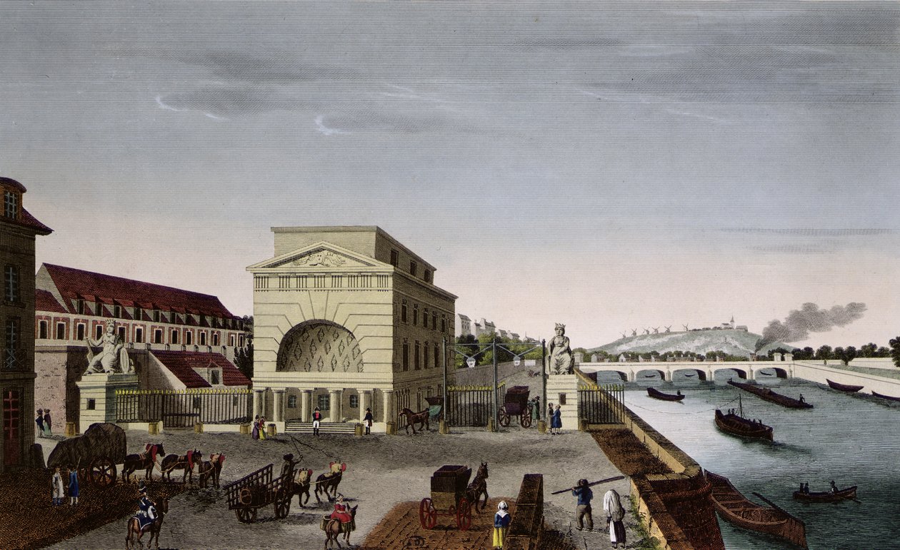 De Barrière de Passy door Henri Courvoisier Voisin