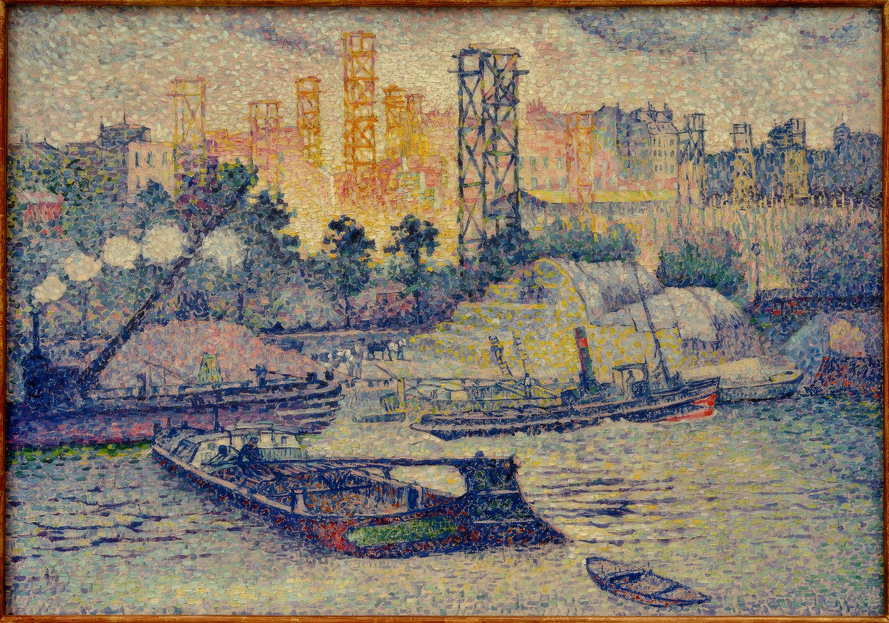 Quai de Passy door Henri Edmond Cross