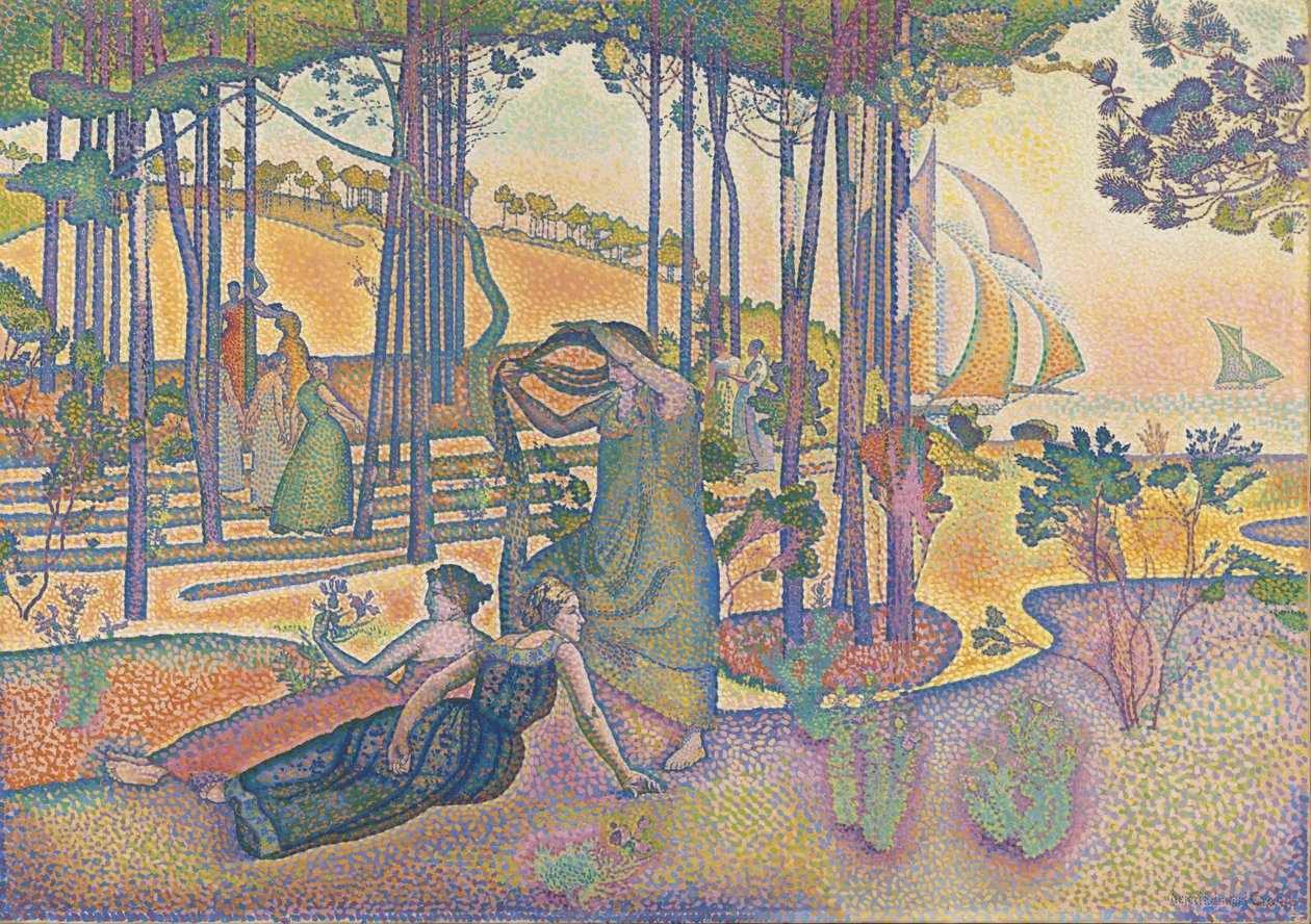 De Avondlucht door Henri Edmond Cross
