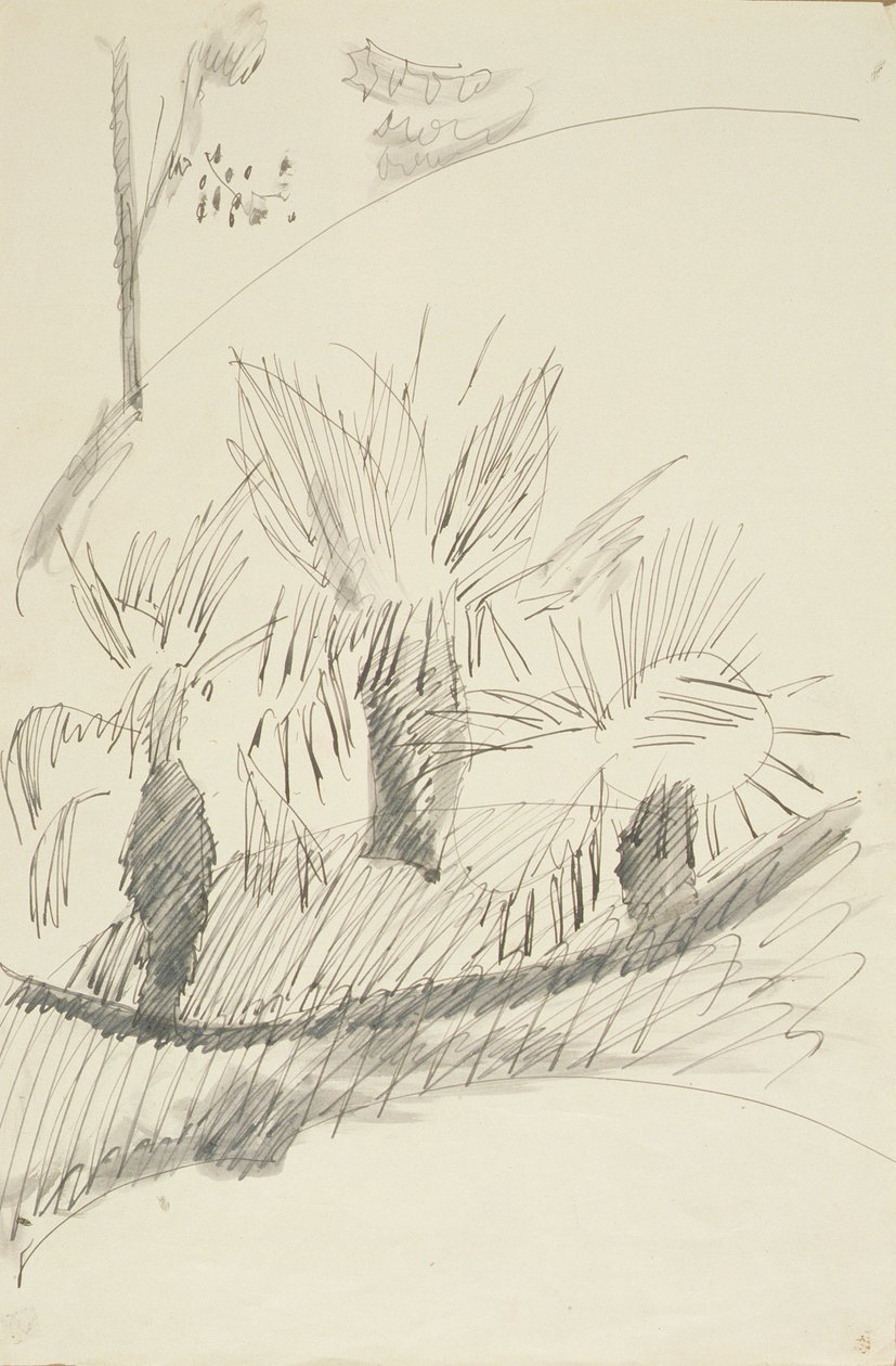 In Kew Gardens, 1913 door Henri Gaudier Brzeska