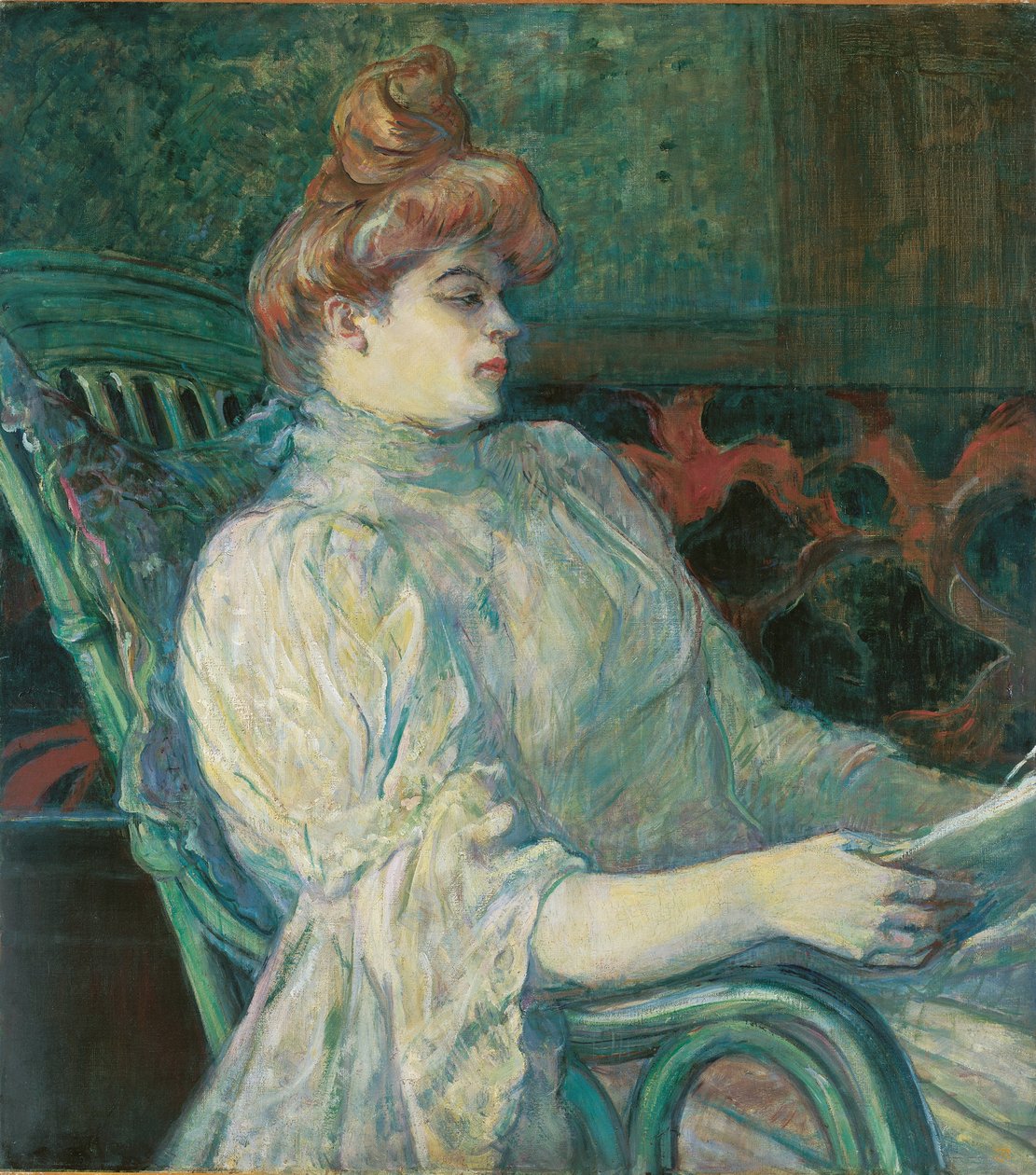 Mevrouw Marthe X door Henri Marie Raymond de Toulouse Lautrec