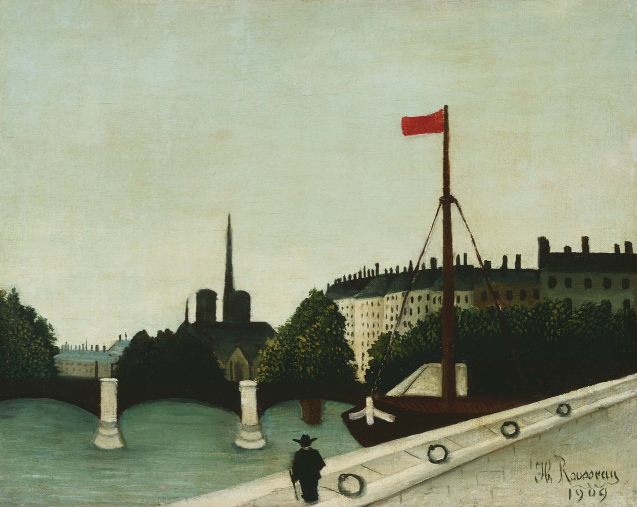 Notre Dame door Henri Rousseau