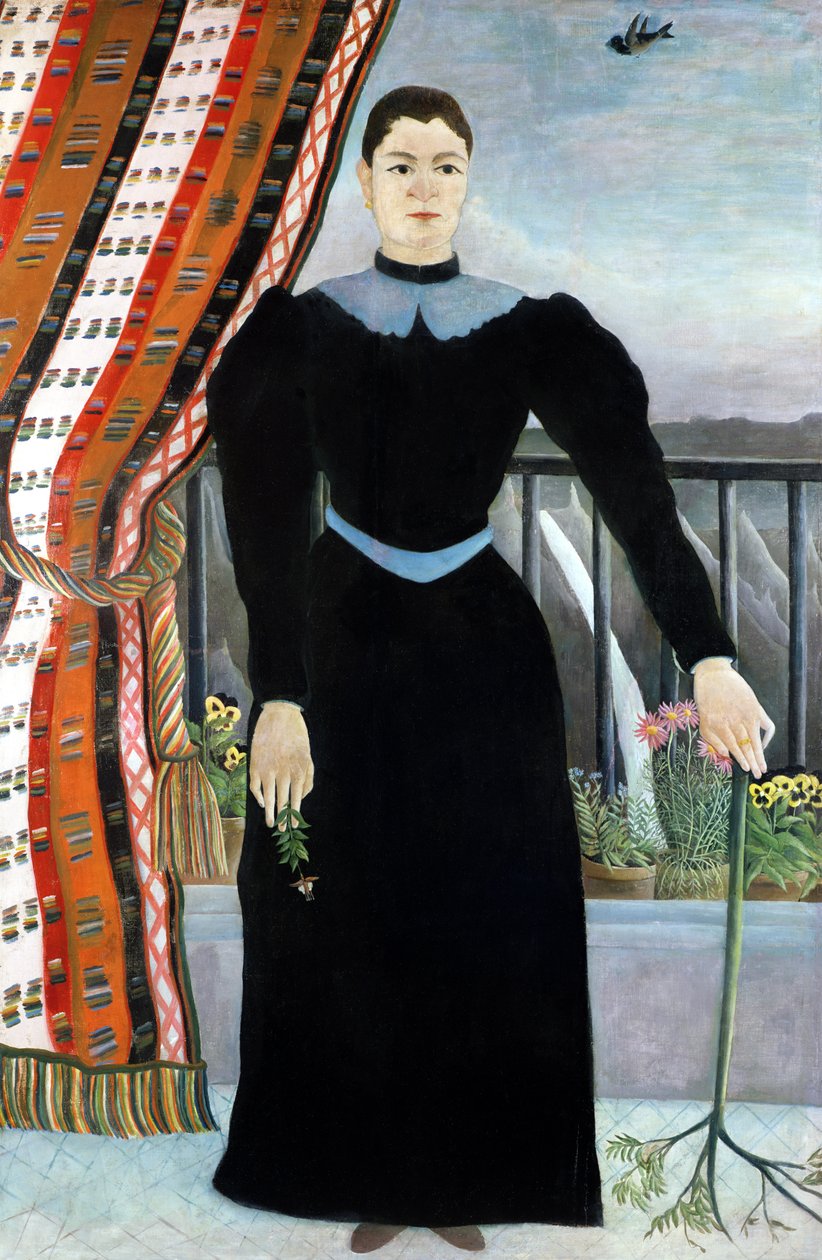 Portret van een Vrouw, 1895 door Henri Rousseau