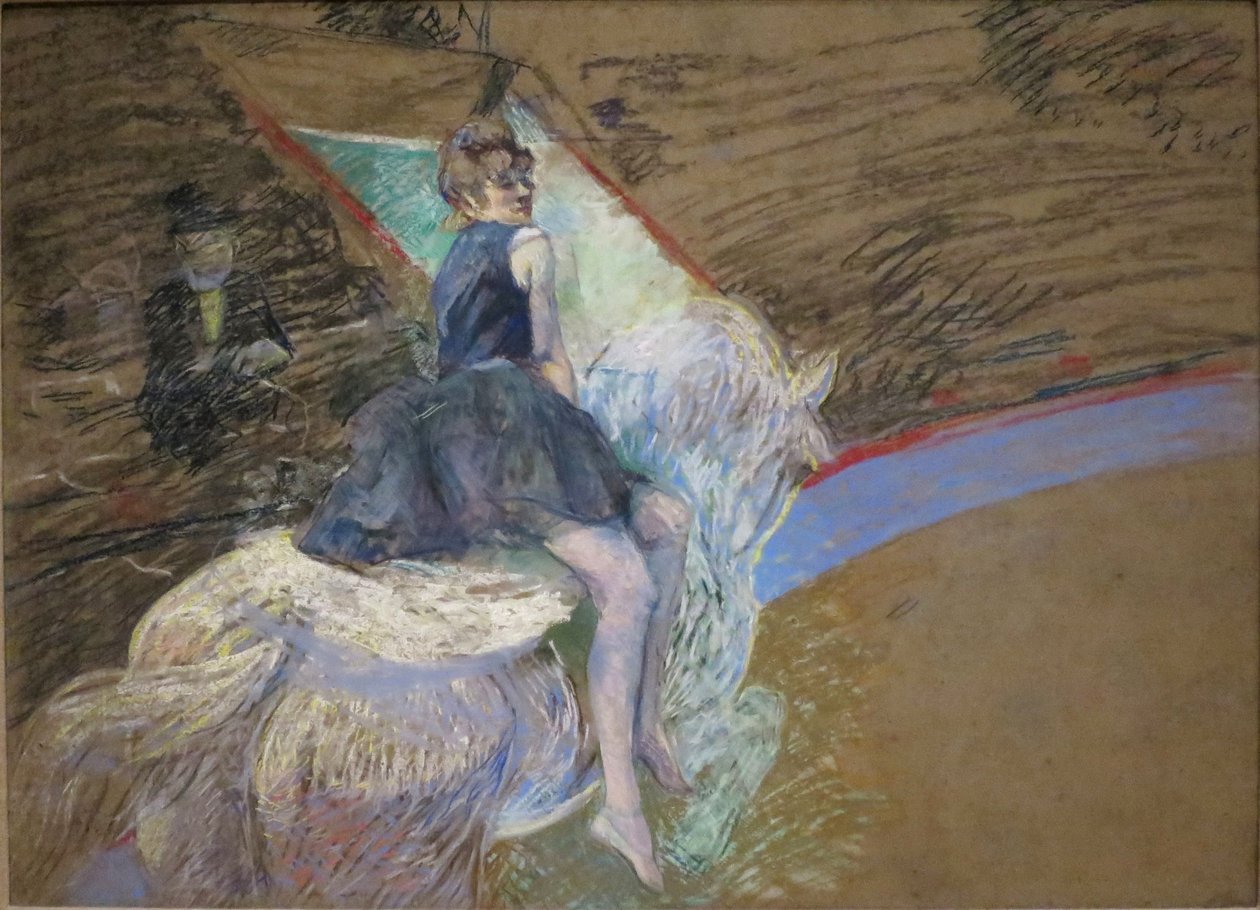 In het Cirque Fernando door Henri de Toulouse Lautrec