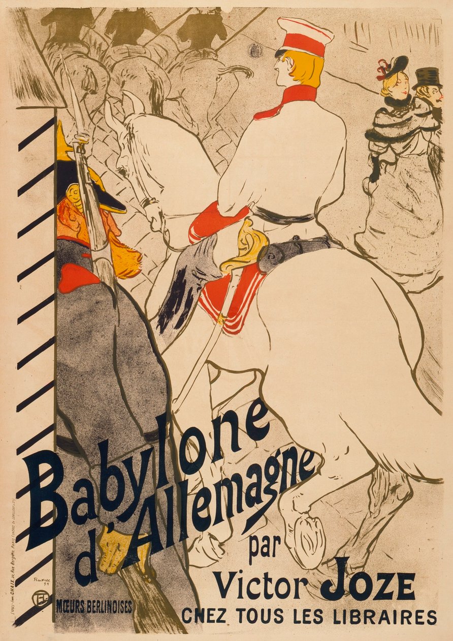 Babylon van Duitsland door Henri de Toulouse Lautrec