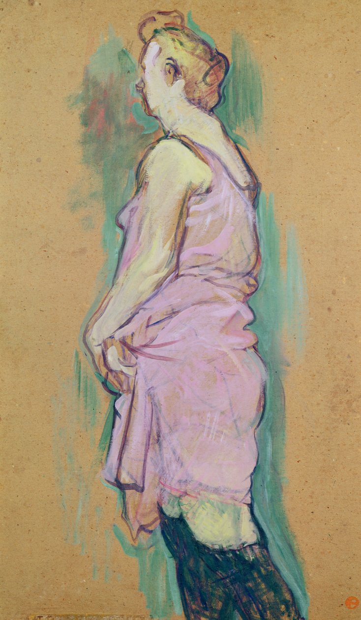 Femme de maison blonde, een studie voor het schilderij 