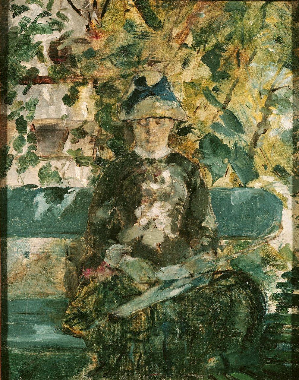 Portret van Adele Tapie de Celeyran (1840-1930) 1882 door Henri de Toulouse Lautrec