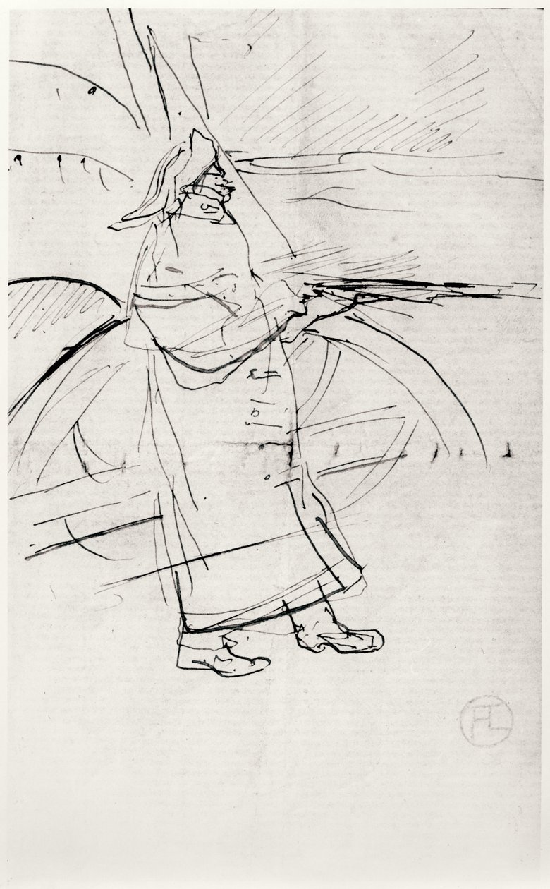 Portret van Maurice Joyant (1864-1930), 1900 door Henri de Toulouse Lautrec
